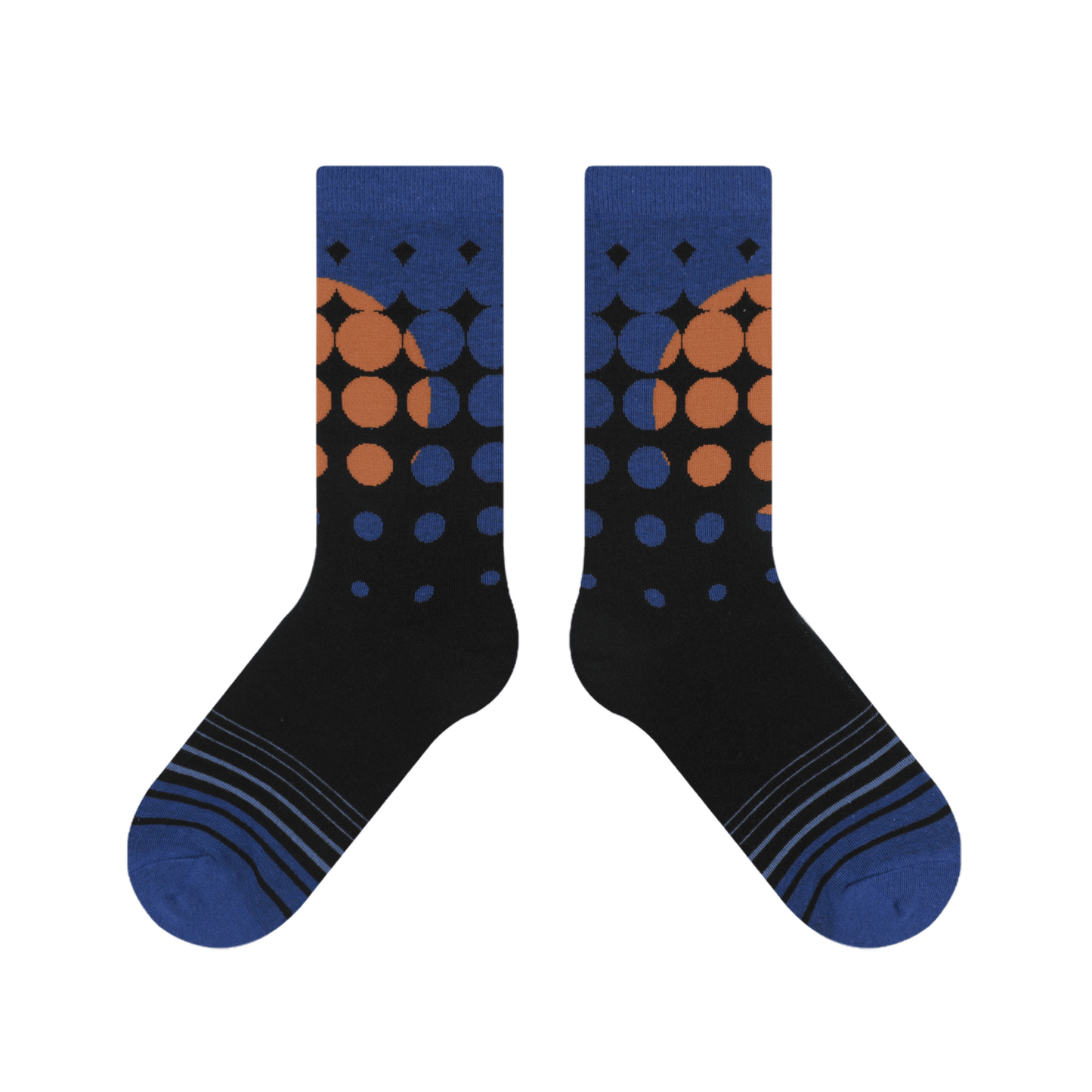 BoomCore GeoPop Crew Socks (Cyber Sunset)