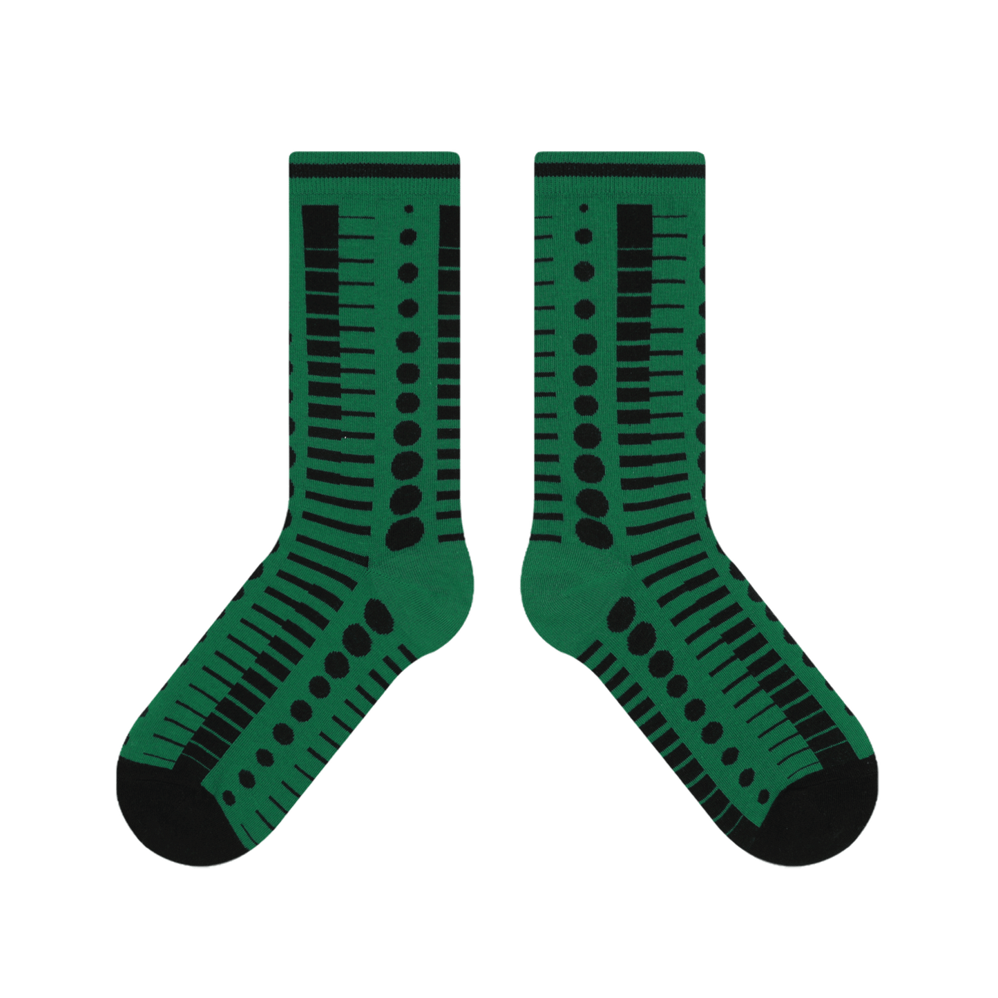 BoomCore GeoPop Crew Socks (Misty Forest)