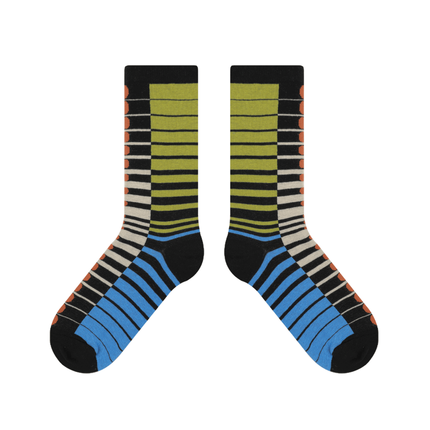 BoomCore GeoPop Crew Socks (Pixel Parade)