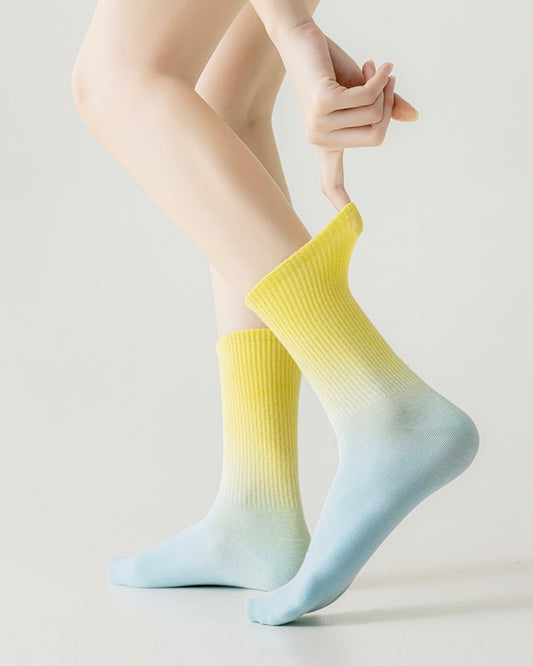 BoomCore City of Hues Crew Socks (CN Tower Sky)