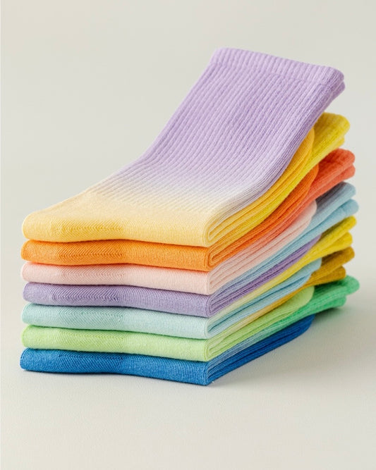 BoomCore City of Hues Crew Socks (Bundle of 7)