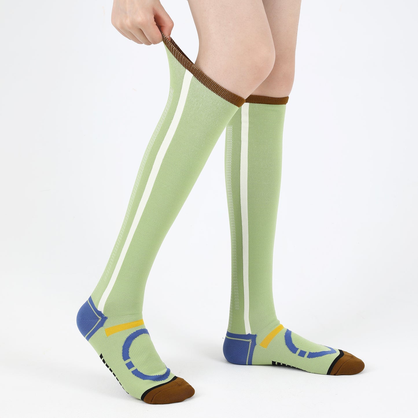 BoomMove Compression Knee-Highs (Matcha Pulse)