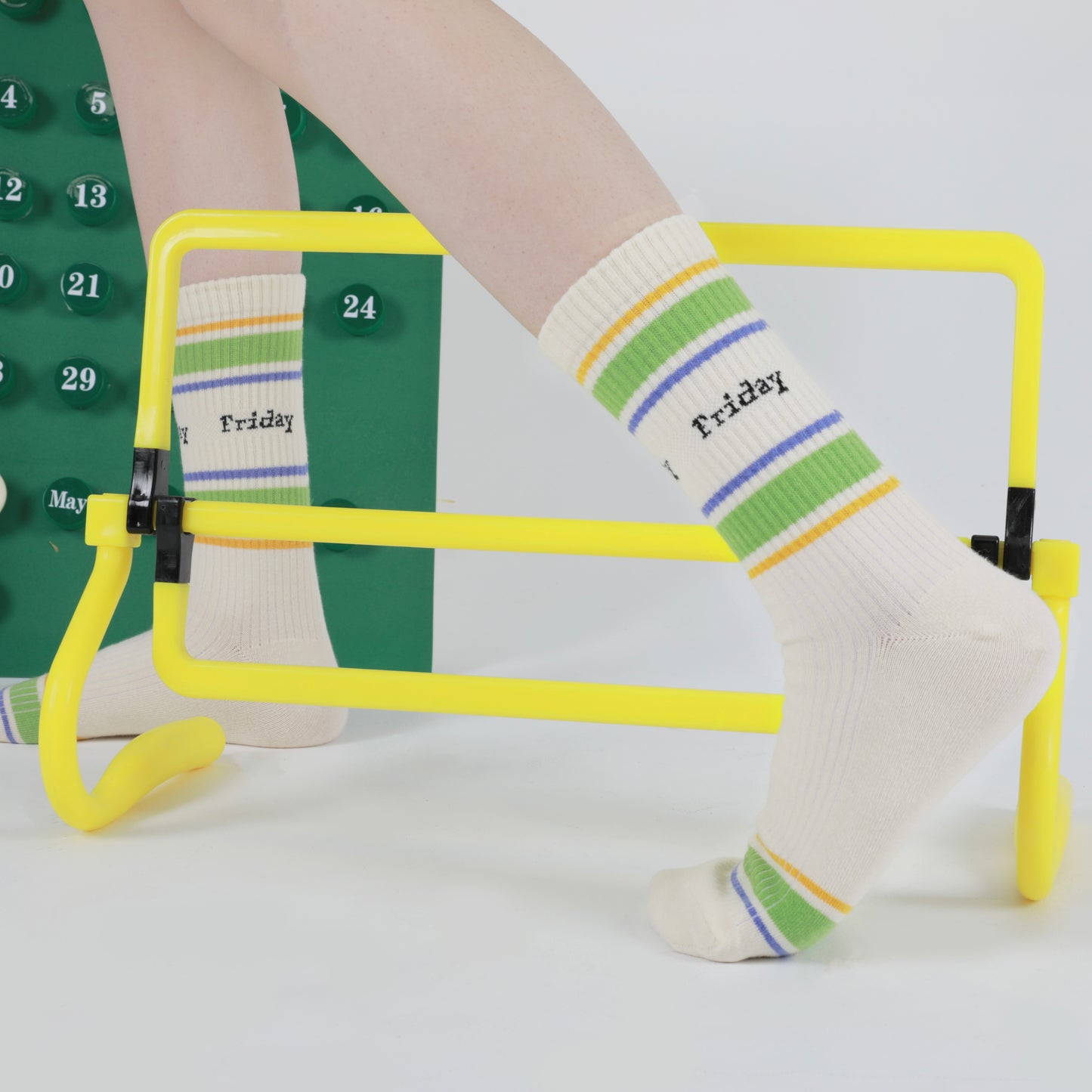 BoomCore Sock Calendar Crew Socks (Friday)