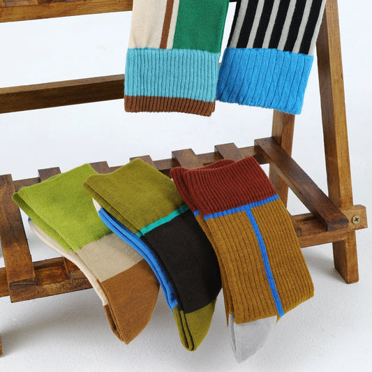 BoomCore Colour Block Crew Socks (Harbour Blend)