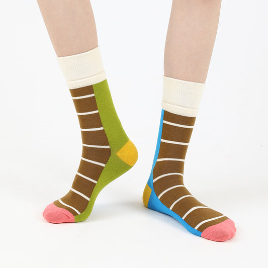 BoomCore Colour Block Crew Socks (Double Take)
