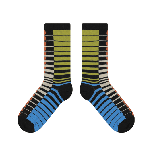 BoomCore GeoPop Crew Socks (Pixel Parade)