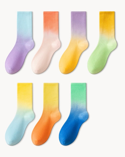 BoomCore City of Hues Crew Socks (Bundle of 7)