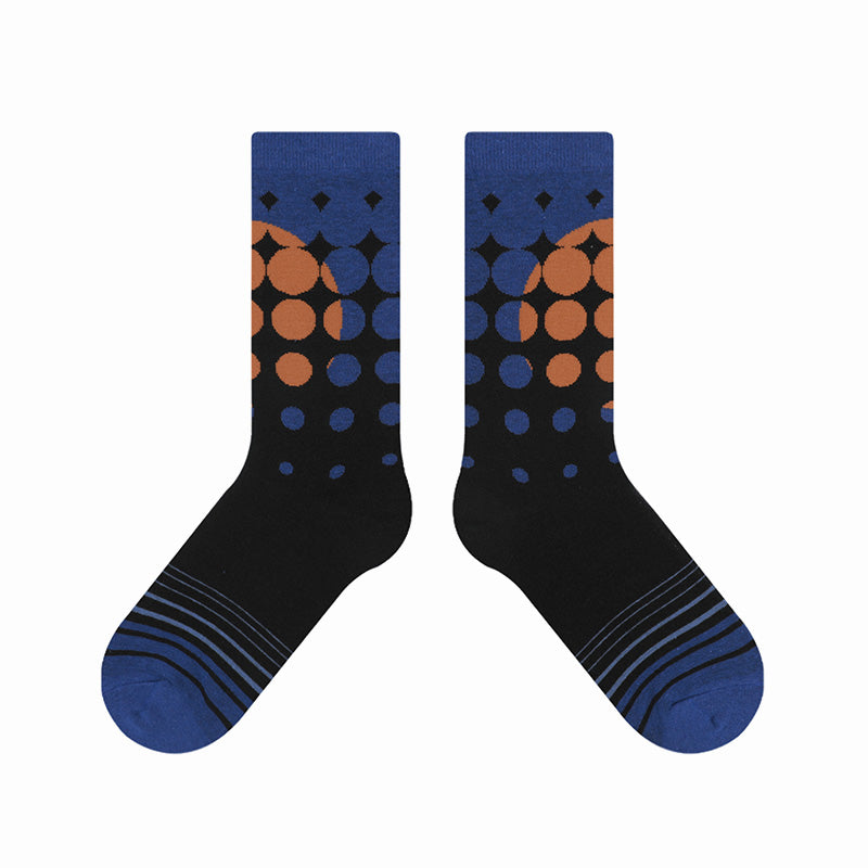 BoomCore GeoPop Crew Socks (Cyber Sunset)
