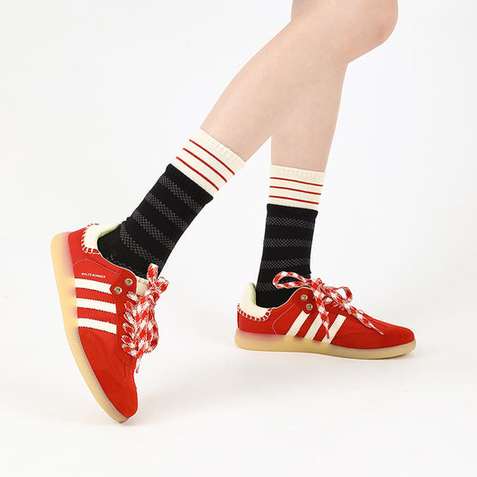 BoomCore Colour Block Crew Socks (Metro Signal)