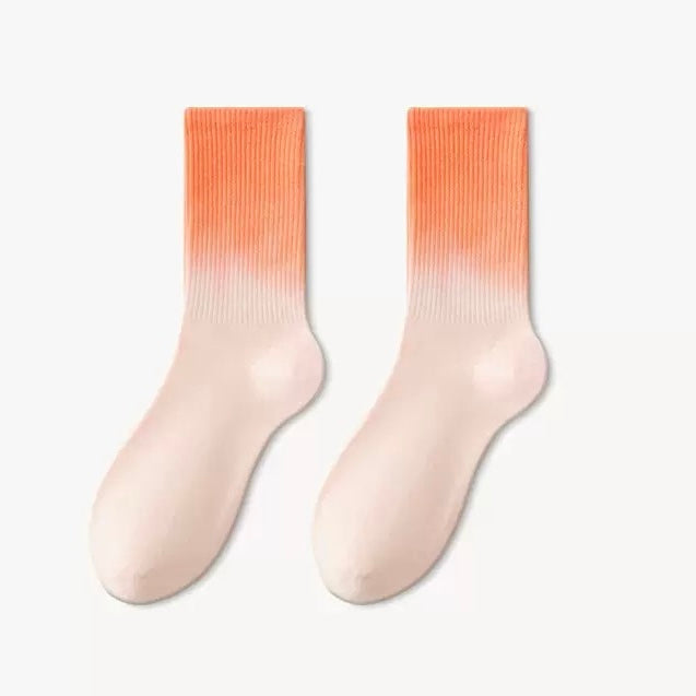 BoomCore City of Hues Crew Socks (Toronto Sunset)