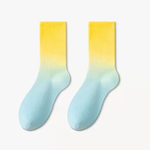 BoomCore City of Hues Crew Socks (CN Tower Sky)