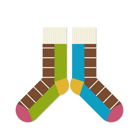 BoomCore Colour Block Crew Socks (Double Take)