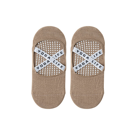 BoomMove Anti-Slip Boat Socks (Coffee)