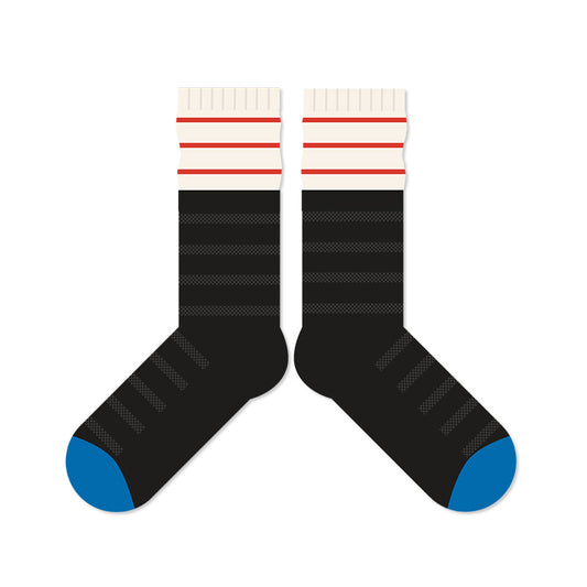 BoomCore Colour Block Crew Socks (Metro Signal)