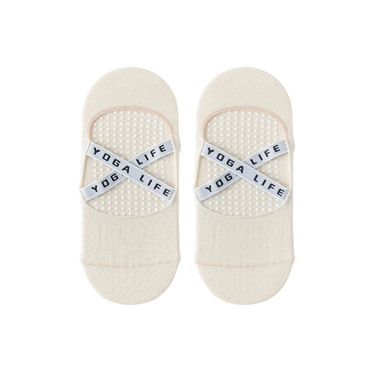 BoomMove Anti-Slip Boat Socks (Ivory)
