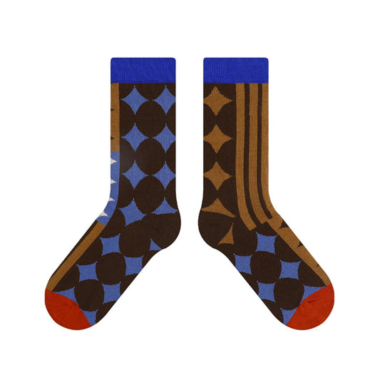 BoomCore GeoPop Crew Socks (Ocean Horizon)