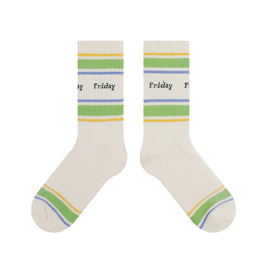 BoomCore Sock Calendar Crew Socks (Friday)