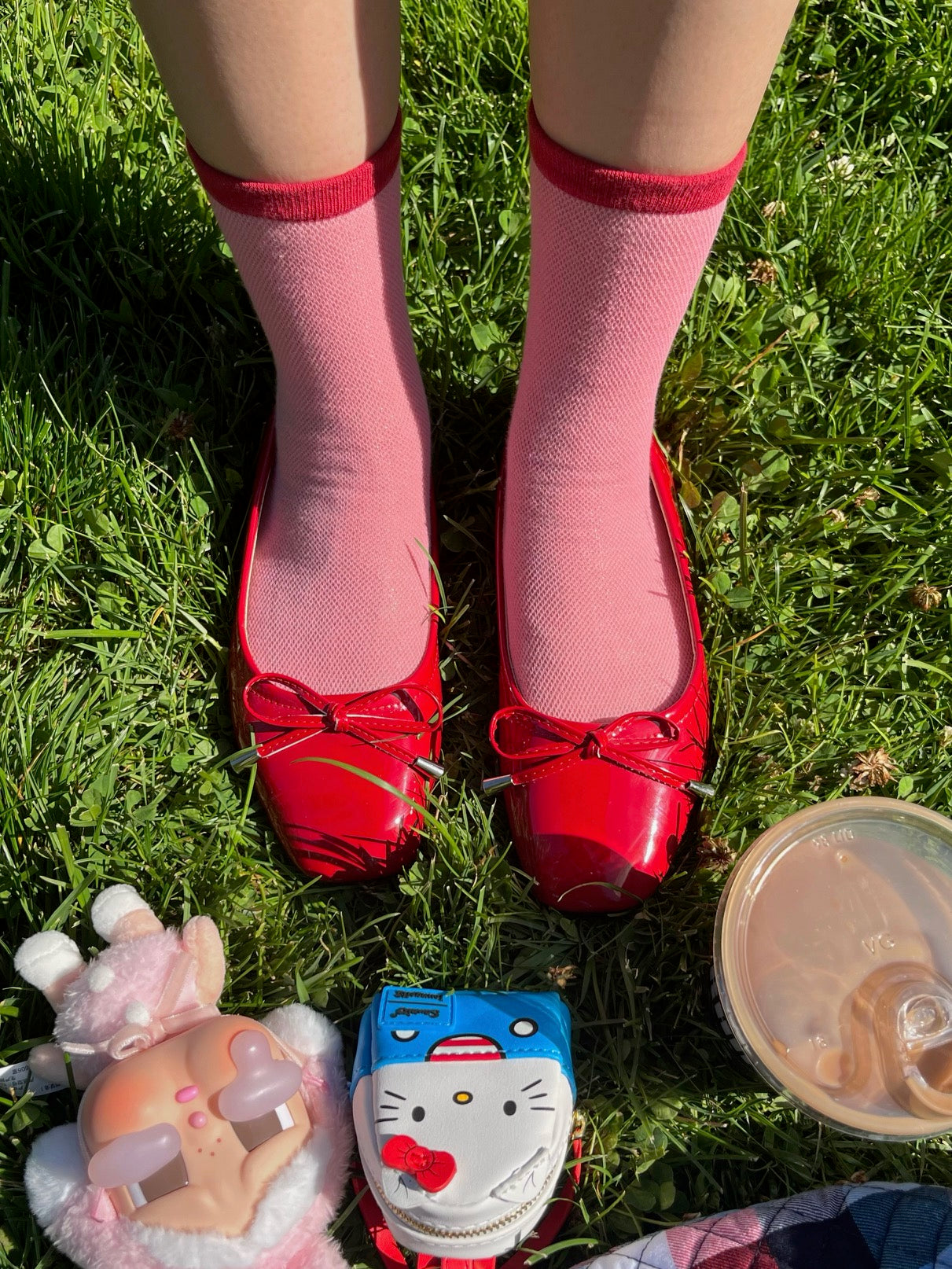 BoomLite Summer Breeze Glass‑Silk Socks (Pink Ripple)